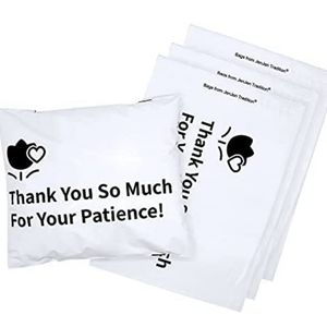 10 - 10 x 13 white poly mailer- Tyfyp